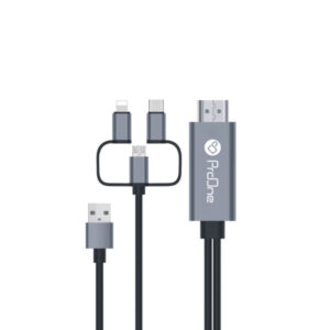 مشخصات کابل تبدیل HDMI به USB-C / microUSB / لایتنینگ PCH70 پرووان و انواع کابل به قیمت عمده