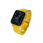 ساعت هوشمند G9 ULTRA هاینوتکو با بند طلایی رنگ و صفحه مربعی