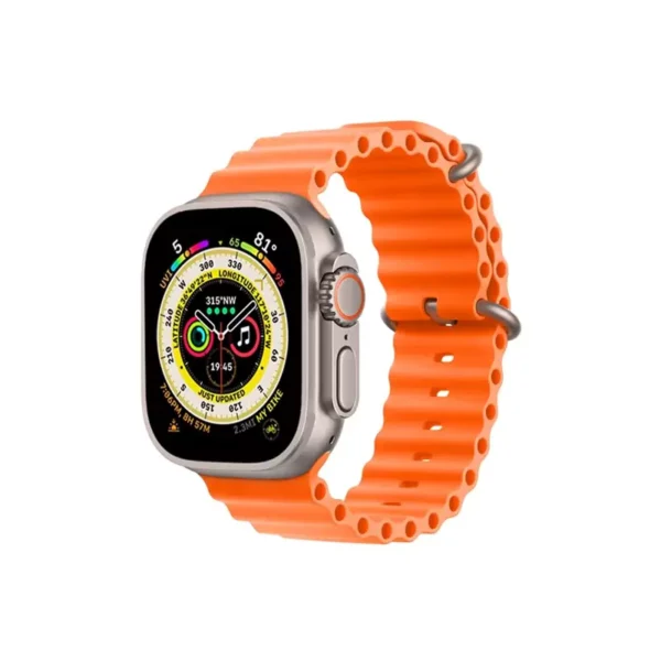 ساعت هوشمند T92 هاینوتکو صفحه مربعی با بند نارنجی
