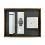 پک هدیه دیجیتال مردانه سفید دارای ماگ ، ایرپاد،ساعت هوشمند